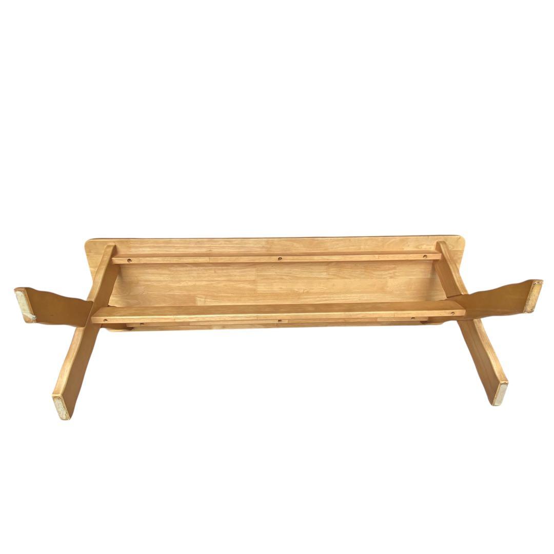 【メ0823-30】カリモク ルスティック ベンチチェア ダイニングチェア