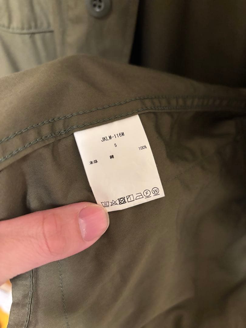 CIOTAシオタ　スビンウェザージャングルファティーグジャケット