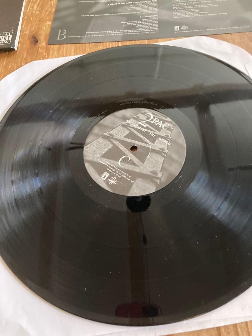 2PAC ME AGAINST THE WORLD LPレコード USオリジナル
