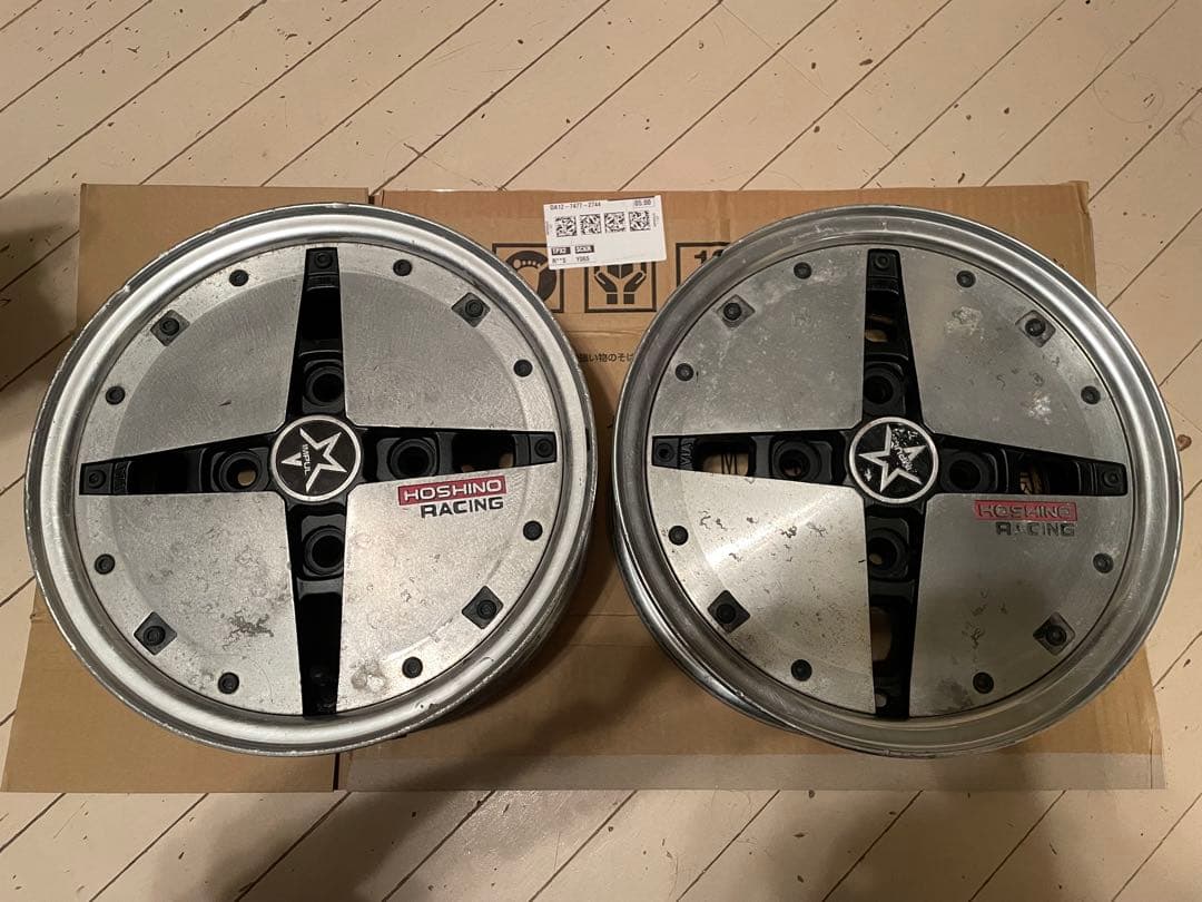 ホシノレーシング 5,5J +38 13インチ PCD114.3 2本