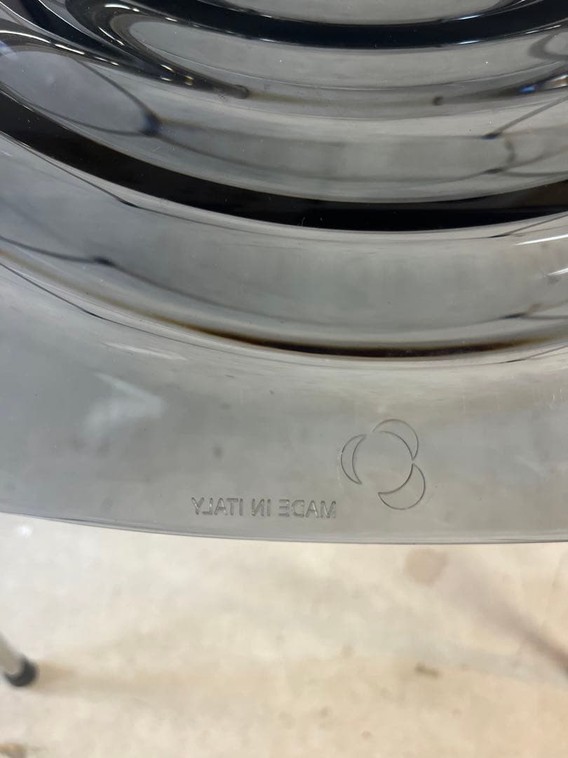 『Calligaris』カリガリス イタリア製　透明クリアーチェア　ポストモダン