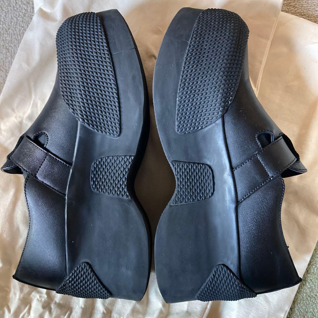 PARABOLOÏDE× NKNIT プラットフォームシューズ ブラック 38