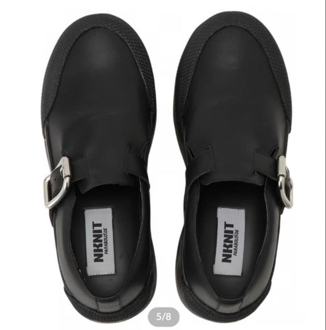 PARABOLOÏDE× NKNIT プラットフォームシューズ ブラック 38