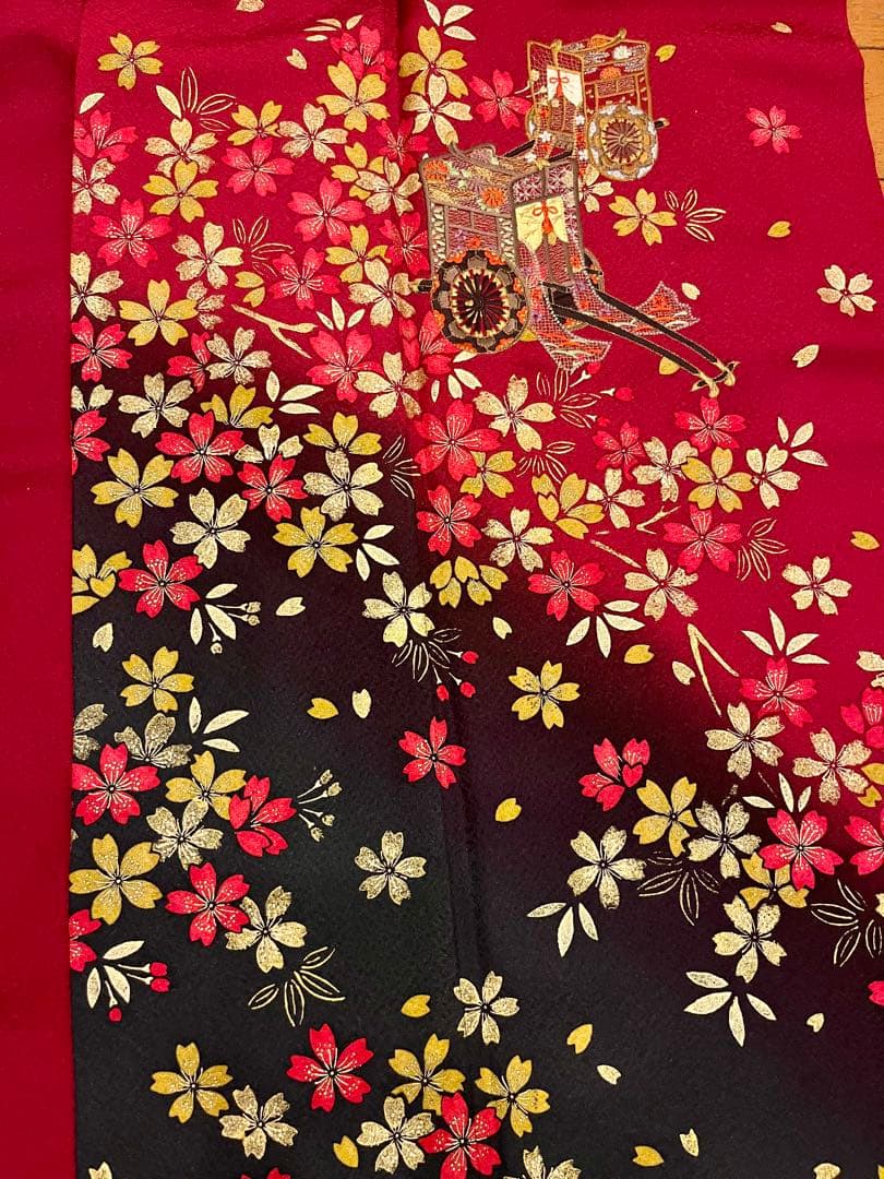 きものやまと　桜　刺繍訪問着