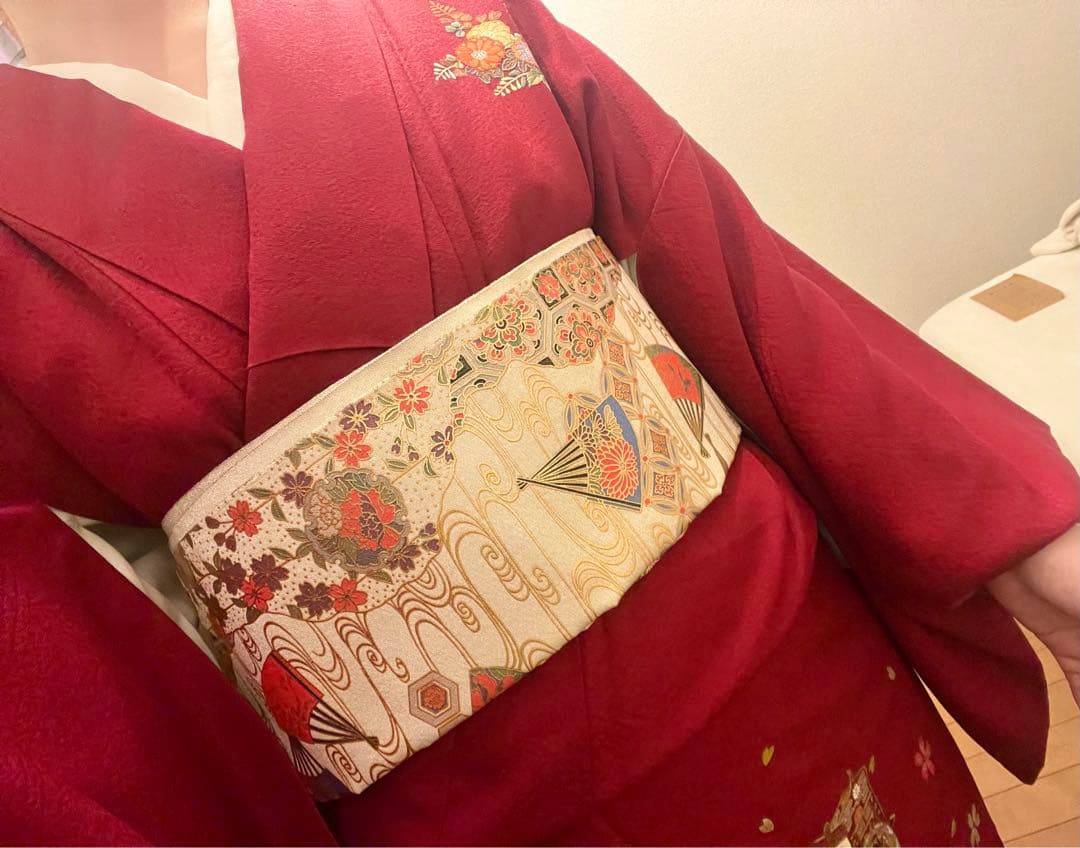 きものやまと　桜　刺繍訪問着