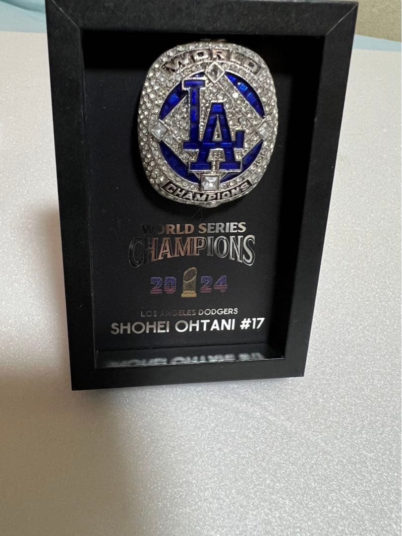 未使用保管品　大谷翔平　2024 ワールドシリーズ優勝記念品　3点セット