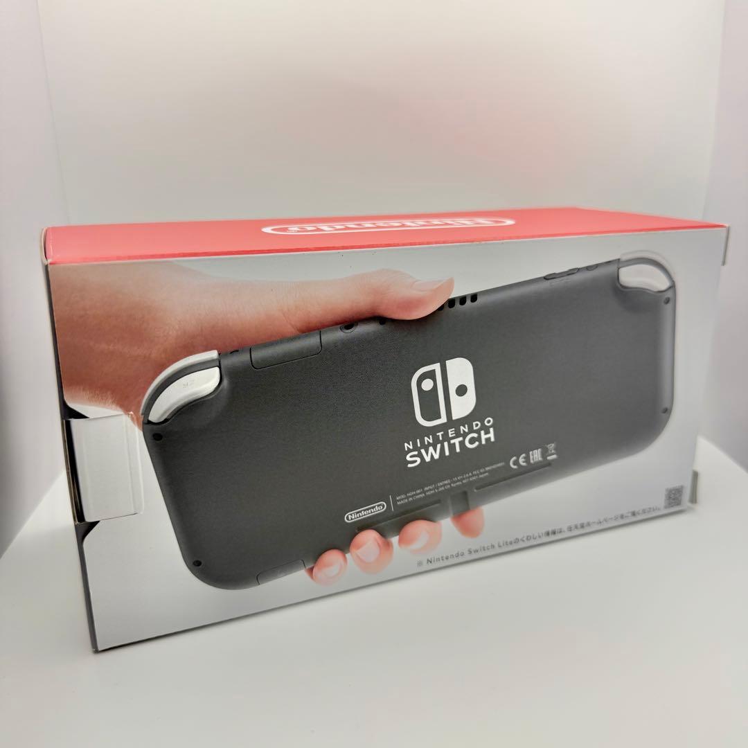 【概ね美品】NintendoSwitch Lite グレー 箱付き　29-3