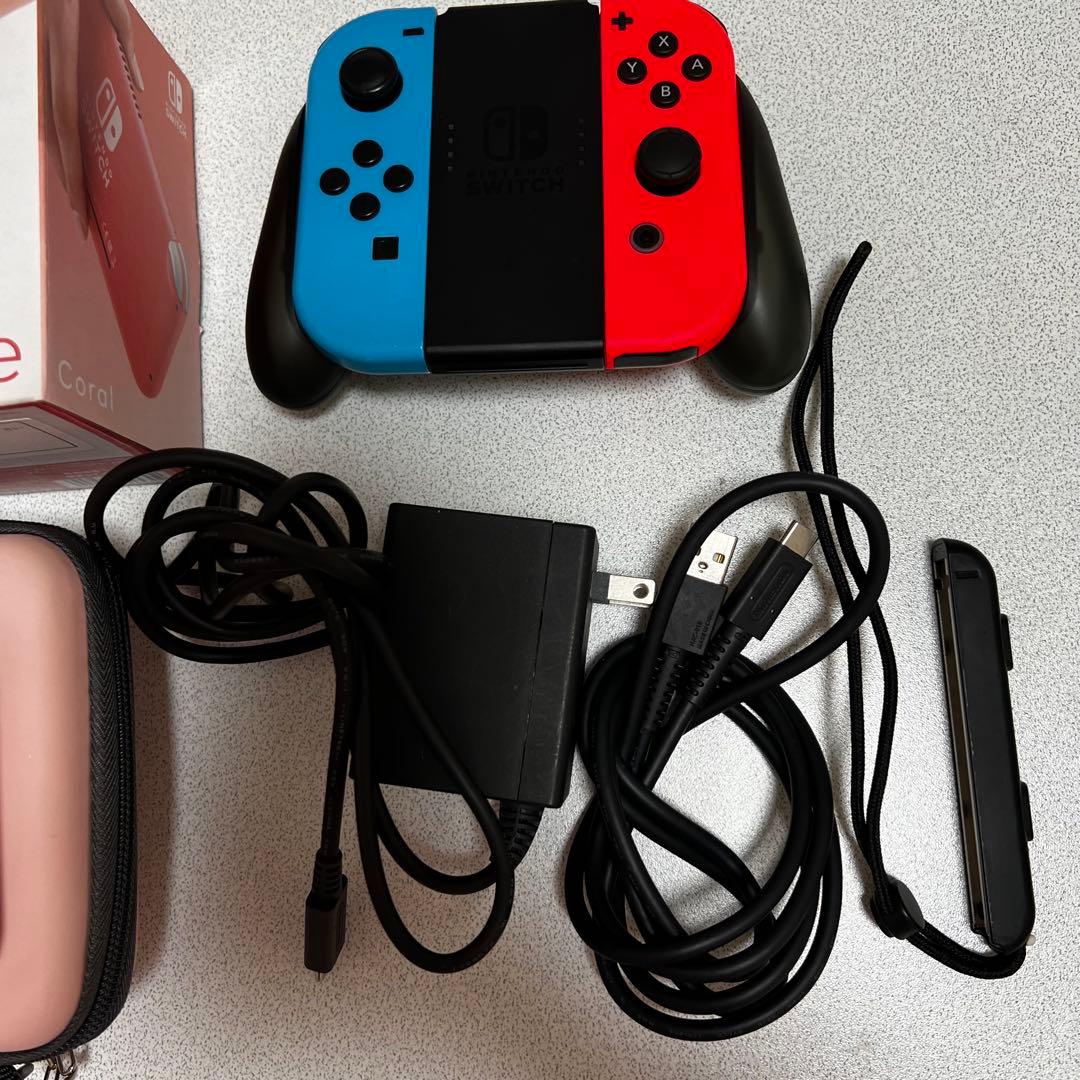 Nintendo Switch Lite ピンク 全てセット
