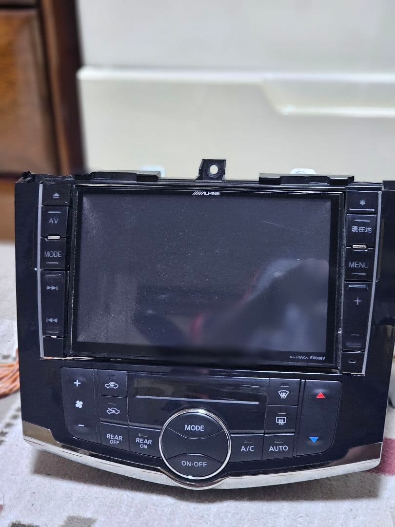 SERENA専用ナビ アルパイン 8インチナビ EX008V 専用パネル付 接続