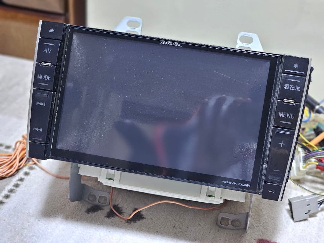 SERENA専用ナビ アルパイン 8インチナビ EX008V 専用パネル付 接続