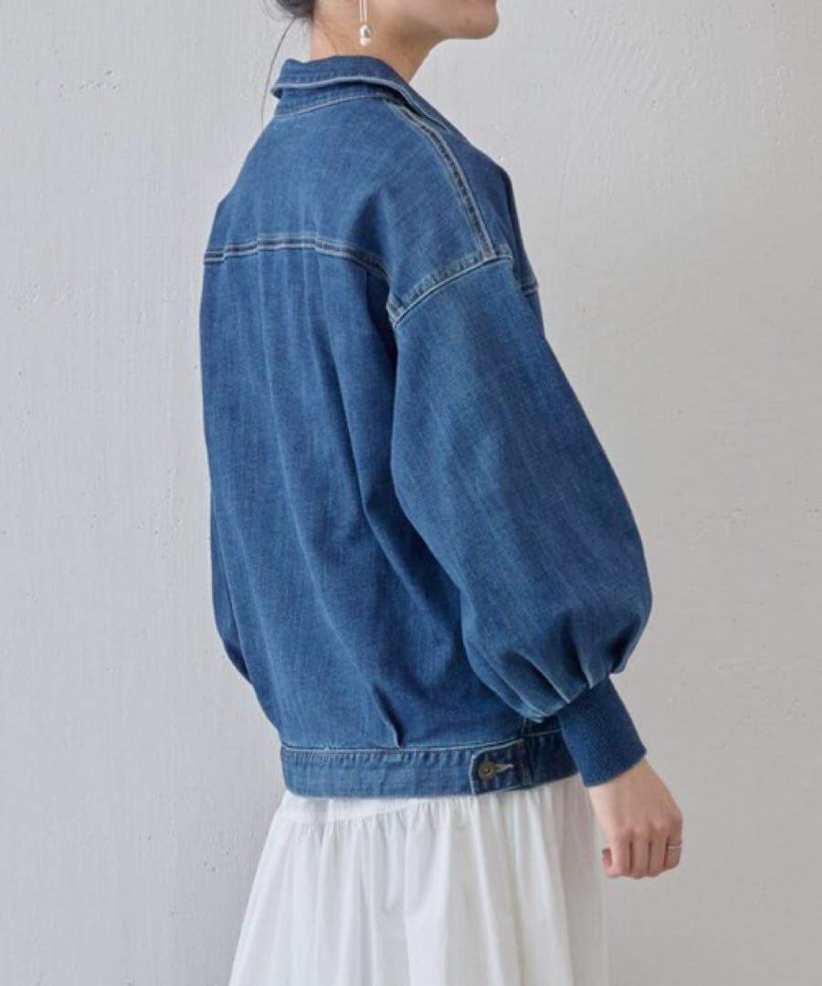 ✨定価2.2万円✨ビアズリー　袖パフGジャン　デニム　ジャケット　パフスリーブ