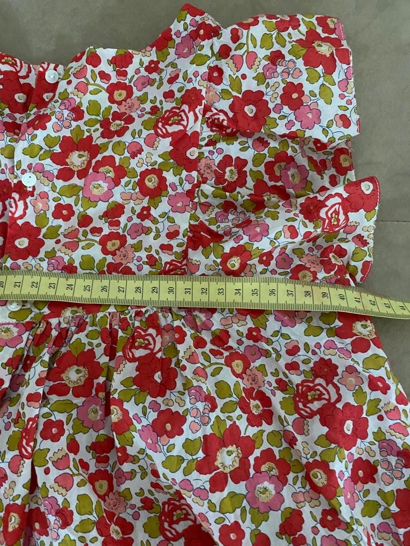 最終値下げ　ボンポワン　ベッツィ　リバティー　スモッキング　ワンピース 12歳