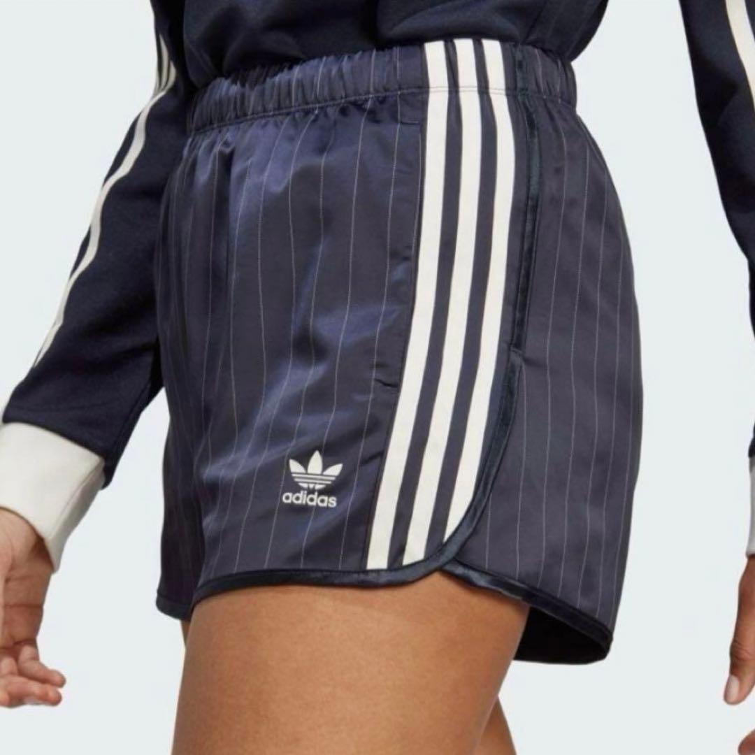 ADIDAS sporty&rich ショーツ ネイビー