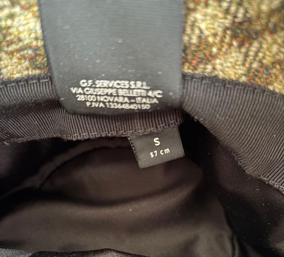 GUCCIチェック柄バケットハット