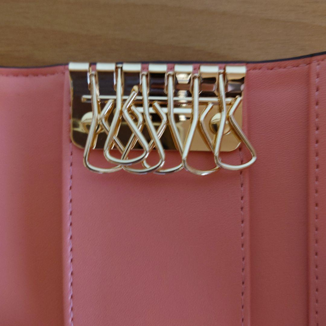 極美品 新品未使用 Michel Kors キーケース ロゴ柄 キーホルダー
