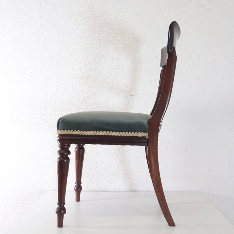 英国アンティーク リージェンシー様式 サイドチェア ドールチェア マホガニー材