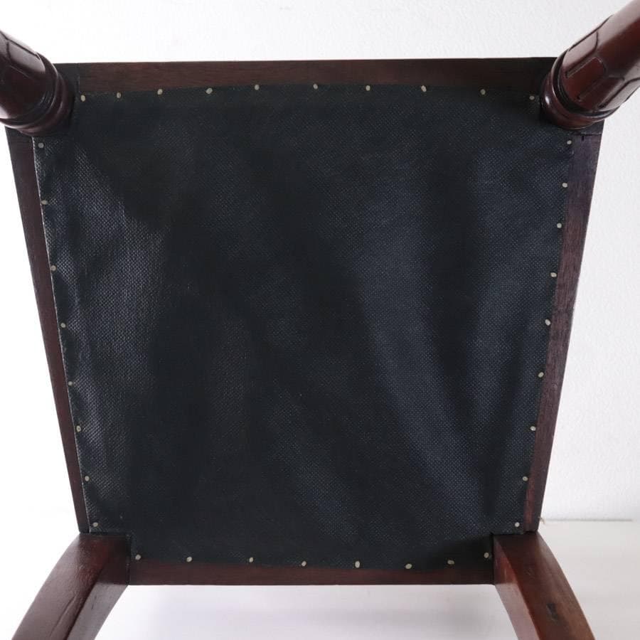 英国アンティーク リージェンシー様式 サイドチェア ドールチェア マホガニー材