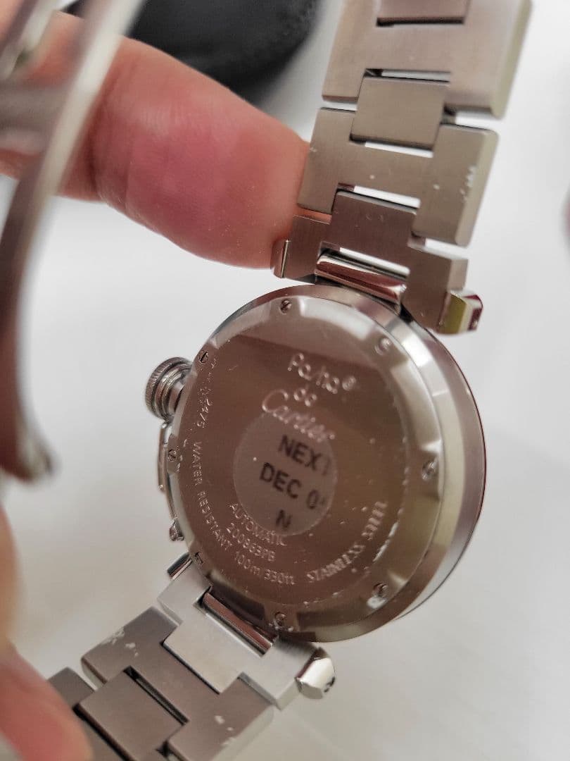 Cartier カルティエパシャ自動巻き 腕時計 シルバー