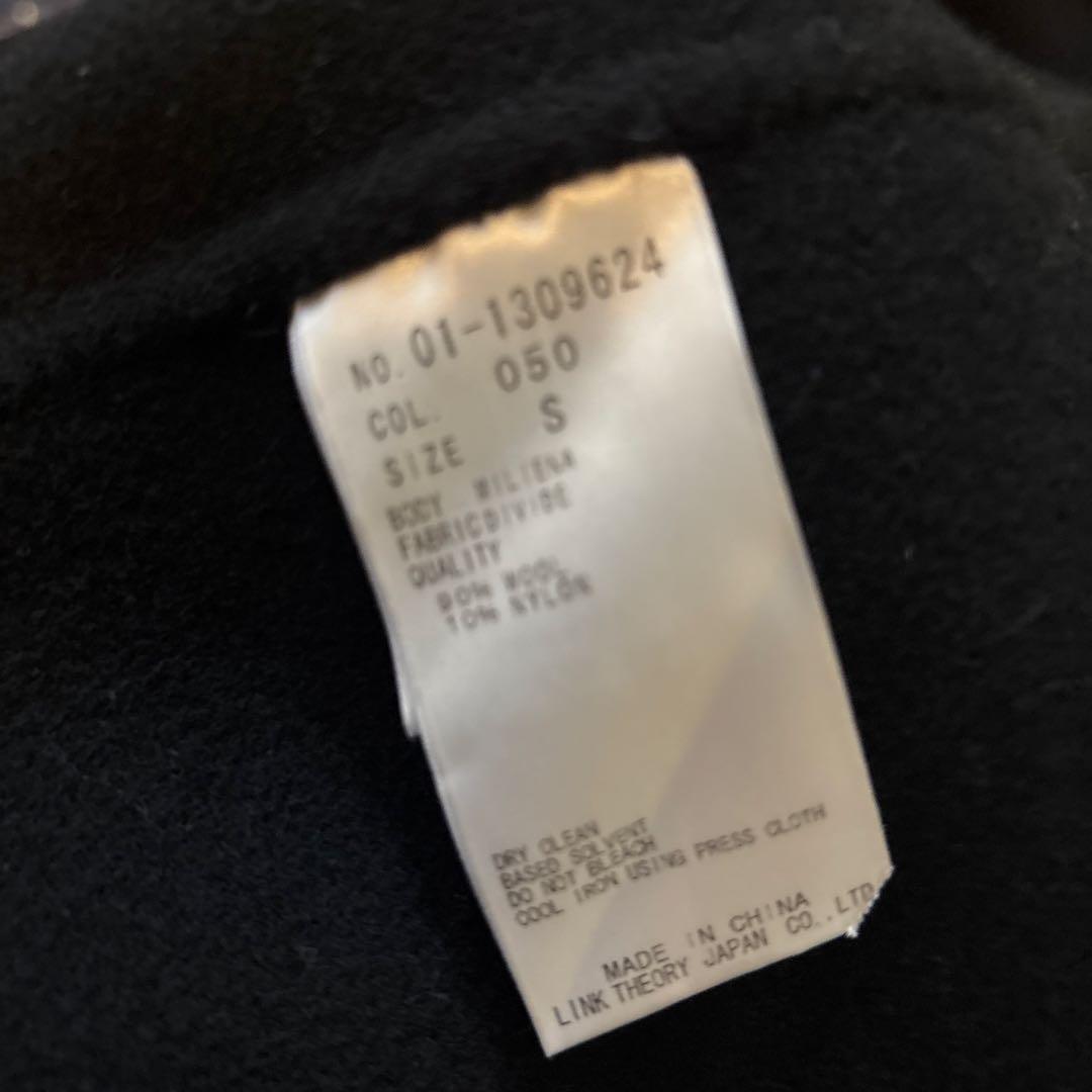 美品✨セオリー　ウールポンチョ　ケープ　コート　ブラック　Sサイズ