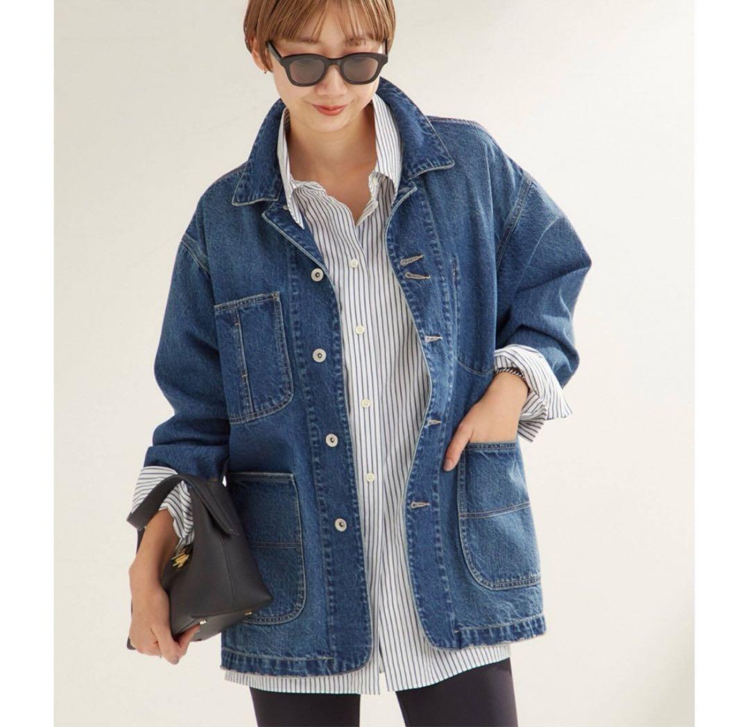 新品！plage coverall デニムジャケット　38