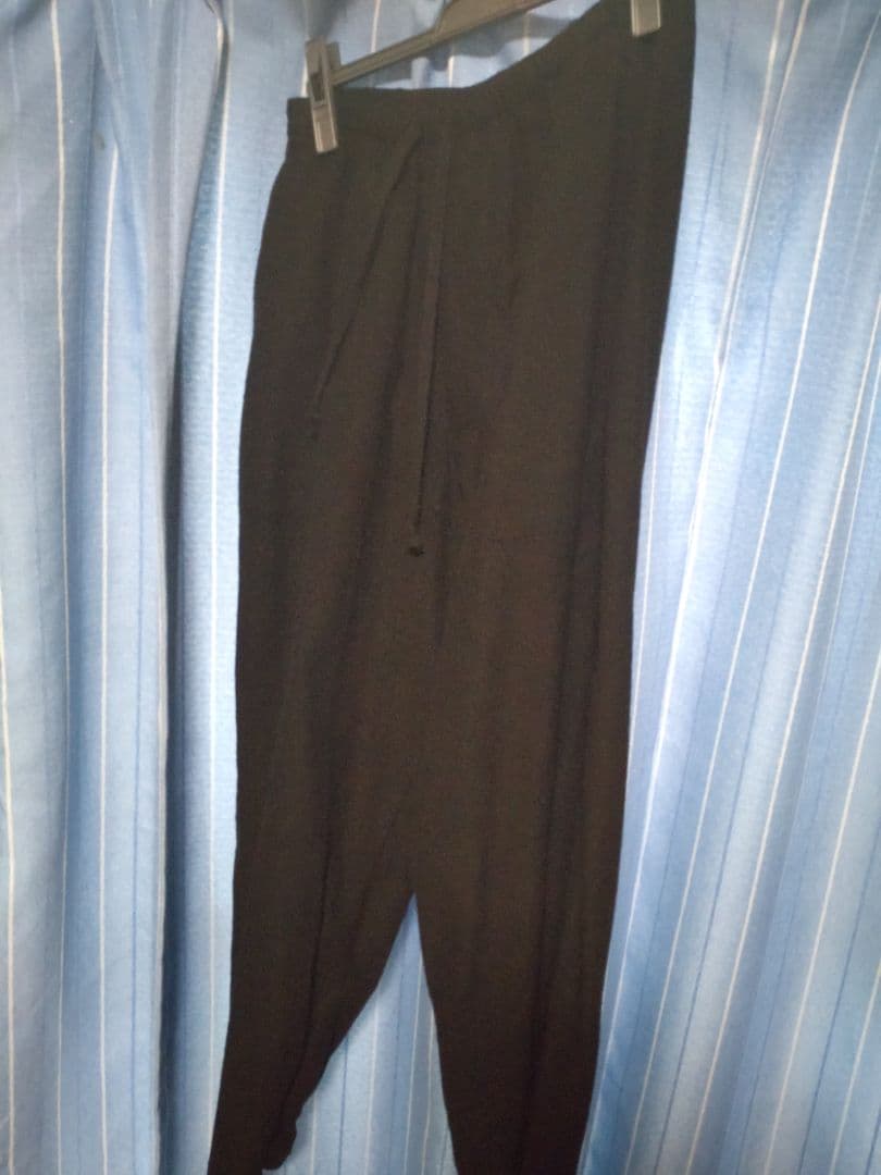 comoli 25aw　コットンネルテーパードパンツ サイズ1