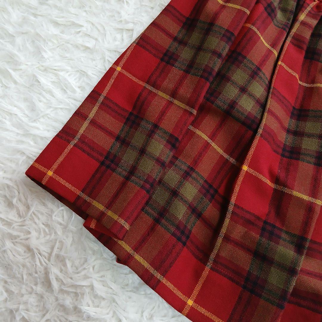 【Vivienne Westwood】変形 チェックミニスカート オーブボタン