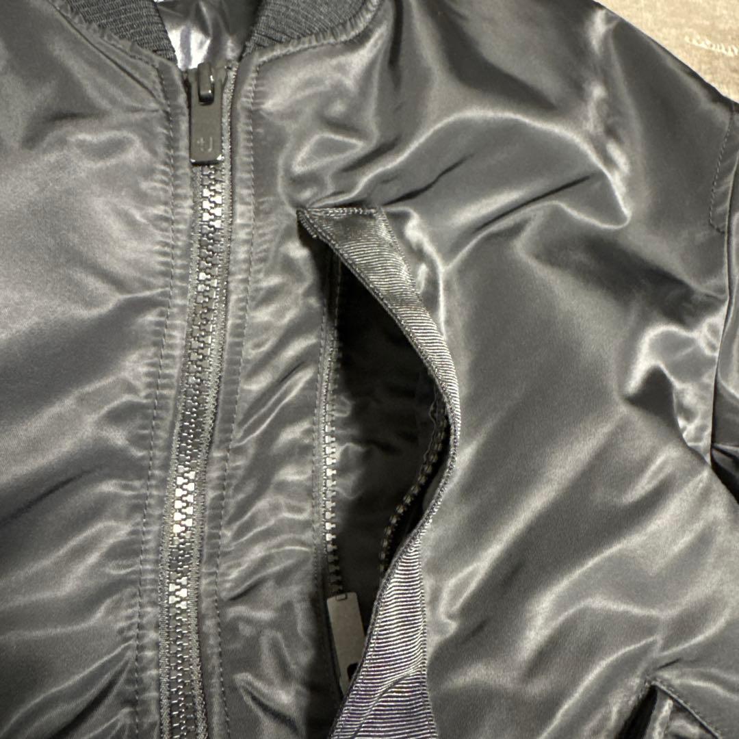 【旧モデル】＋J オーバーサイズMA-1 ブラックジャケット