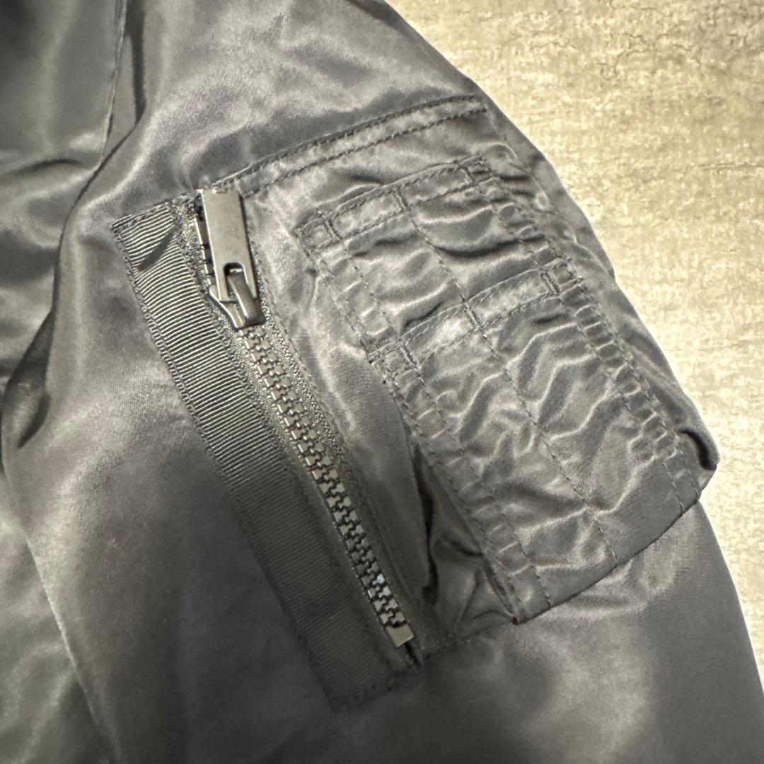 【旧モデル】＋J オーバーサイズMA-1 ブラックジャケット