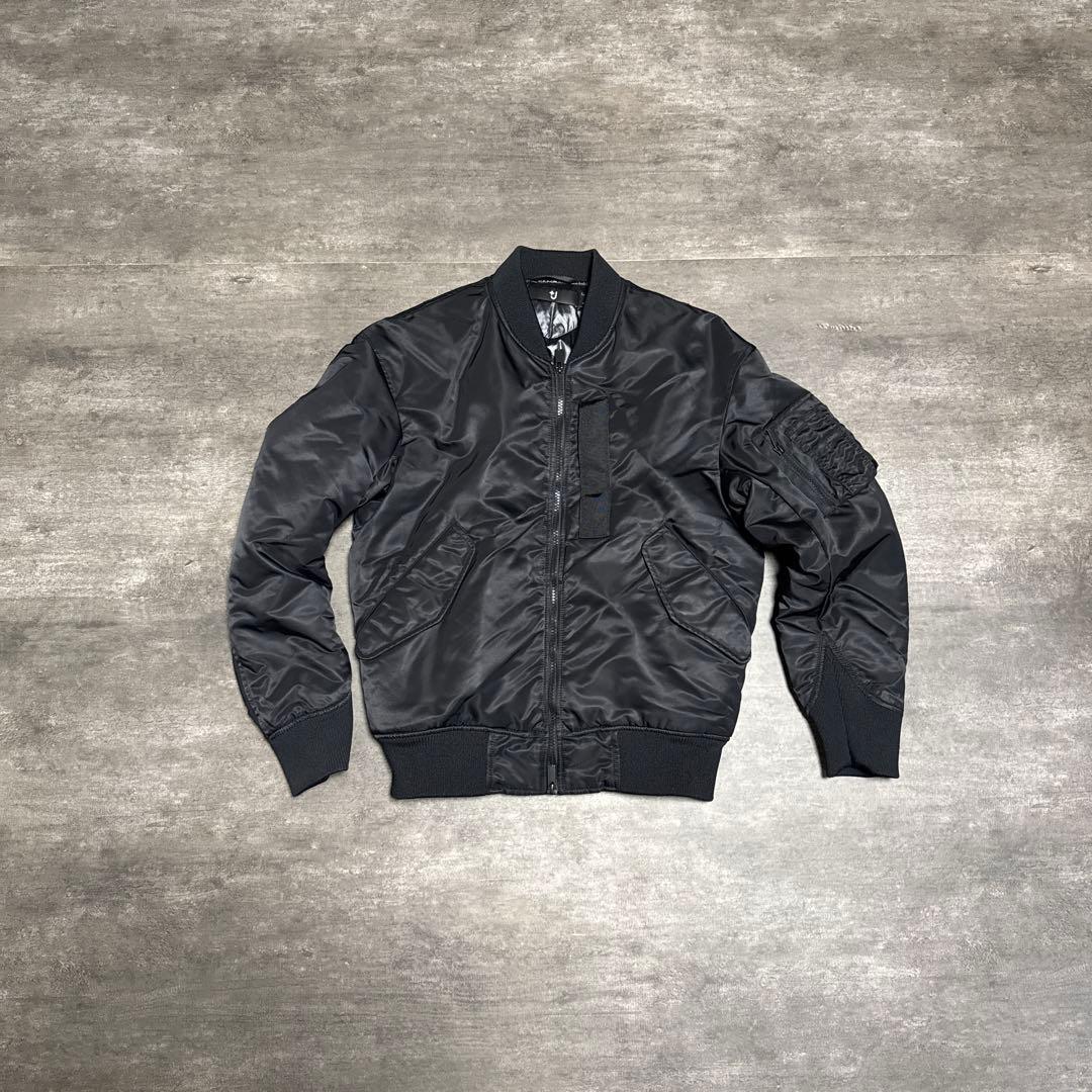 【旧モデル】＋J オーバーサイズMA-1 ブラックジャケット
