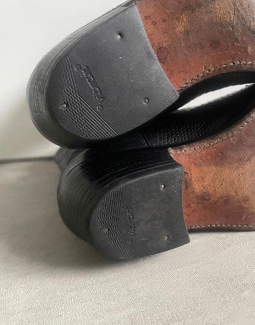 お*だ様 ウエスタンブーツ ブラック 黒 ブランド不明 26-28