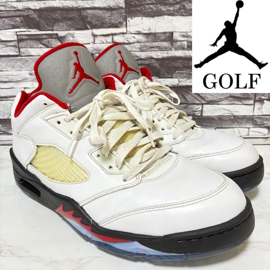 【NIKE GOLF】JORDAN5 LOW ゴルフシューズ　白　スパイク新品