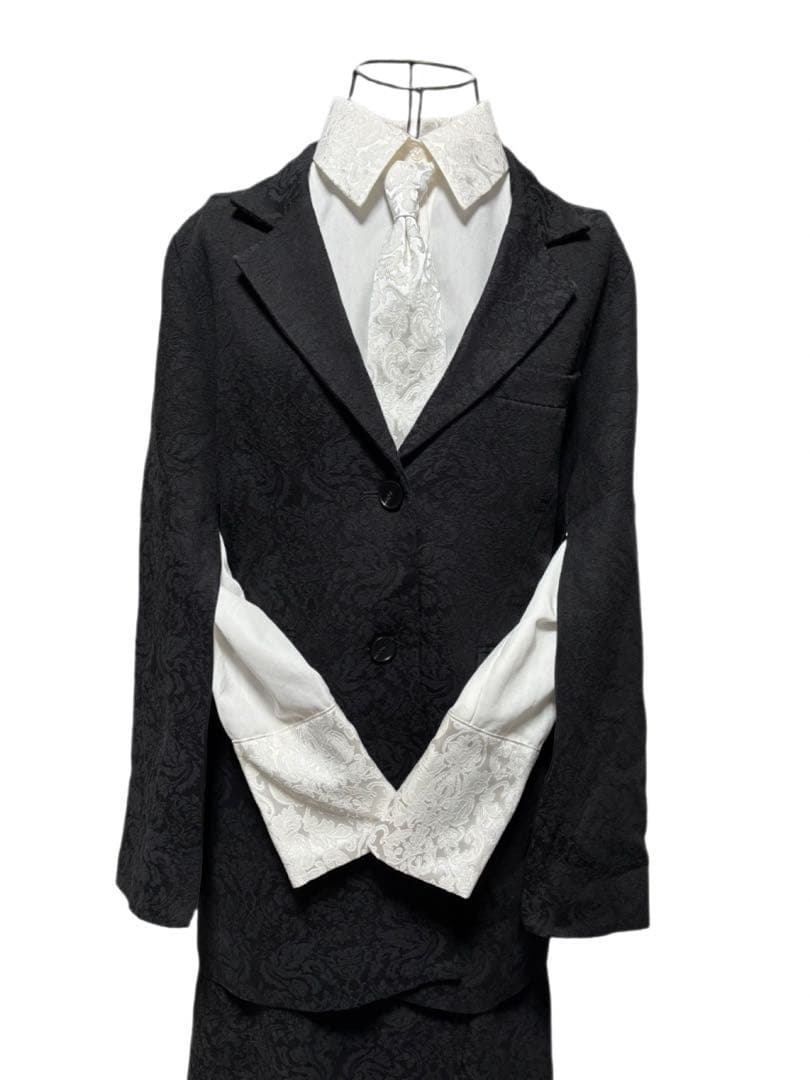 【完売品】HARE VINTAGEジャガード2wayジャケットM 黒