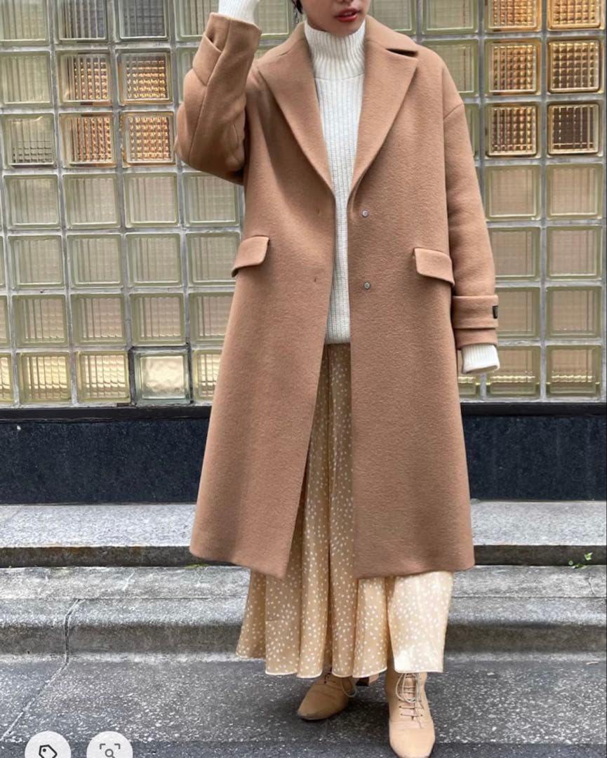 ＊美品＊NOLLEY’S＊ノーリーズ＊コクーン　チェスターコート　オーバーサイズ