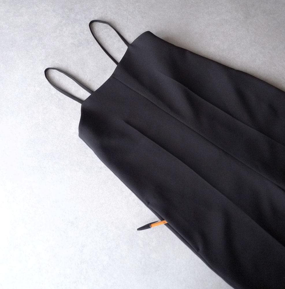 美品 デミルクス ビームス 2,6万円 上品オールインワン ブラック E373