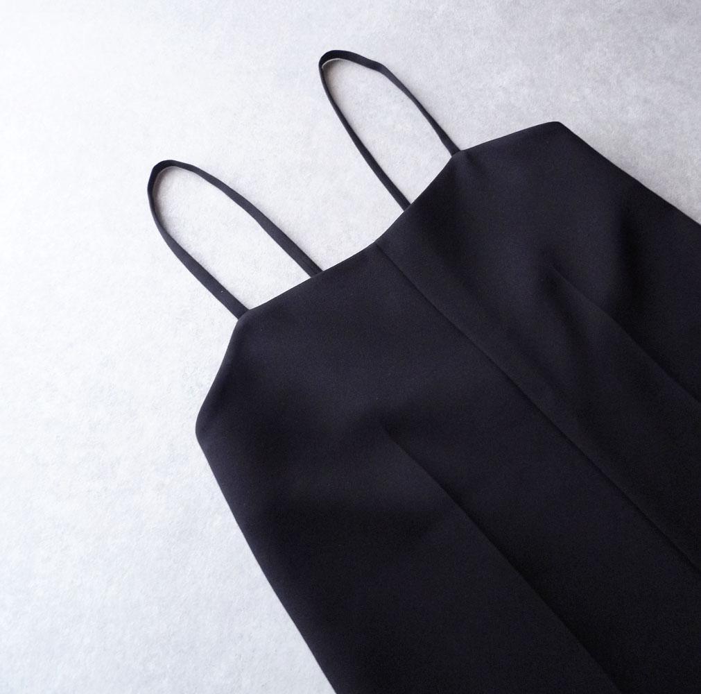 美品 デミルクス ビームス 2,6万円 上品オールインワン ブラック E373