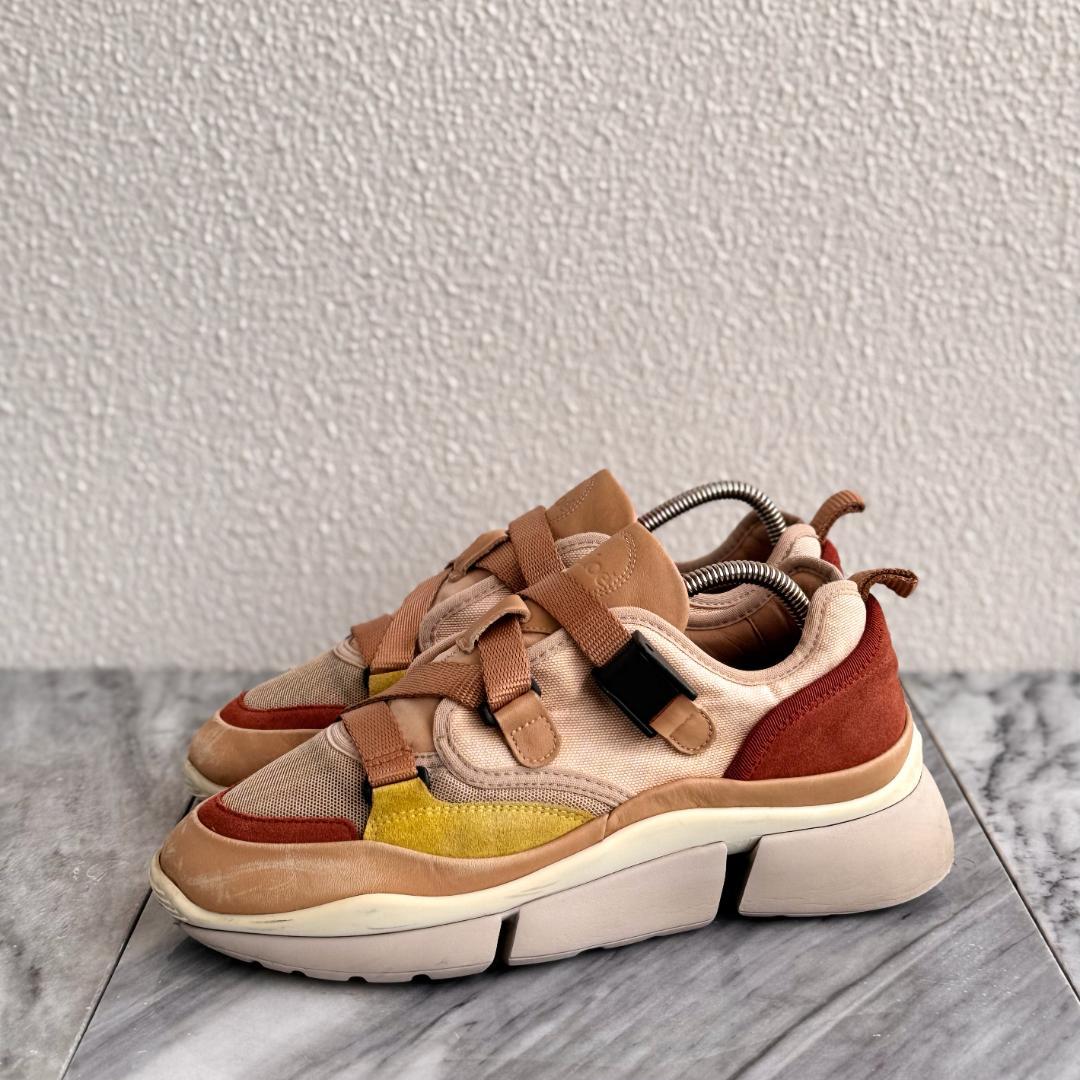 Chloé クロエ Sonnie ソニースニーカー 厚底　ダットスニーカー　38