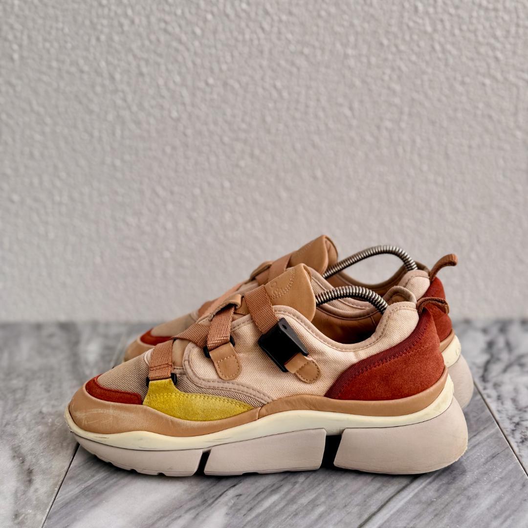 Chloé クロエ Sonnie ソニースニーカー 厚底　ダットスニーカー　38