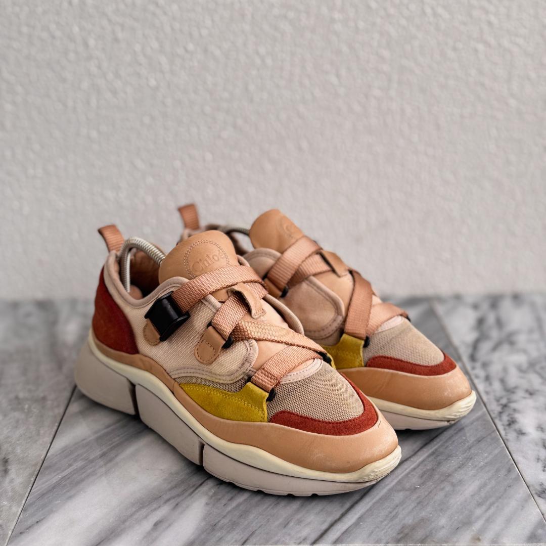 Chloé クロエ Sonnie ソニースニーカー 厚底　ダットスニーカー　38