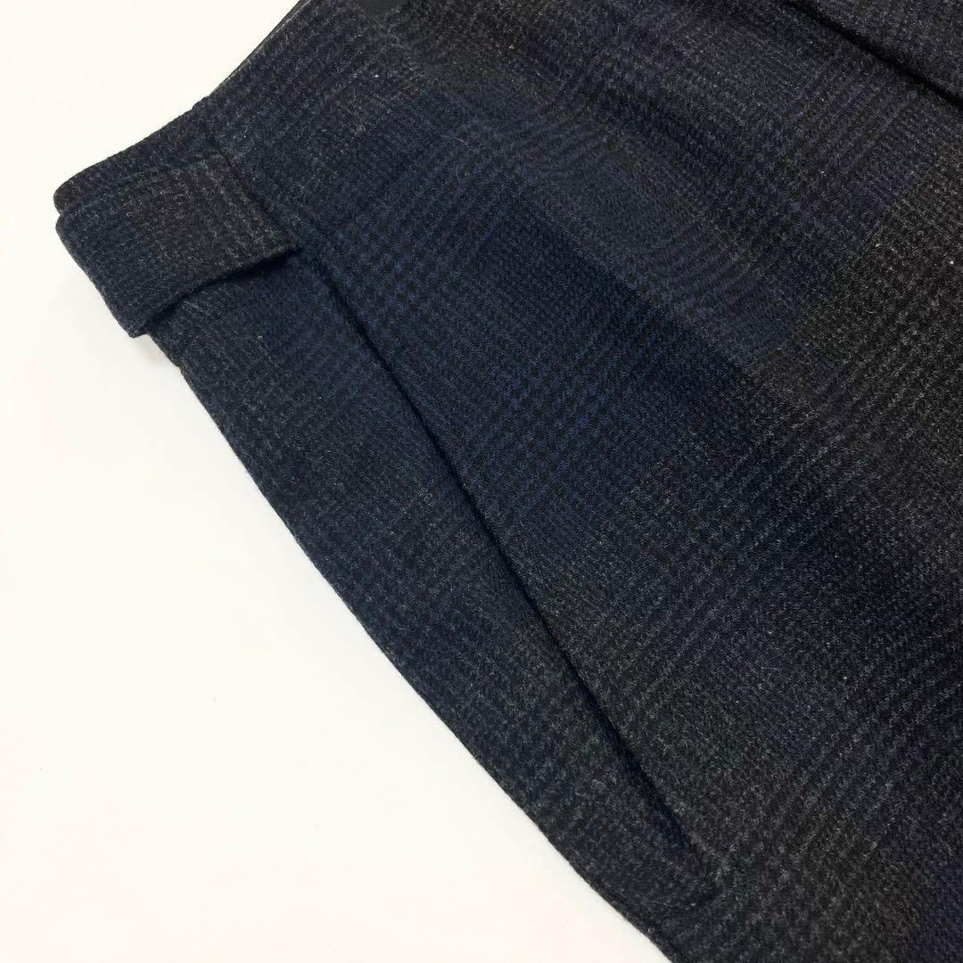 ヨウジヤマモト GLEN CHECK CENTER PRESS PANTS 1