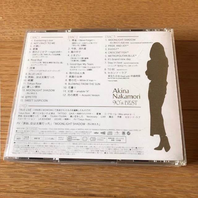 中森明菜 歌姫伝説～90's BEST～ 3CD＋DVD 帯付 d516y59