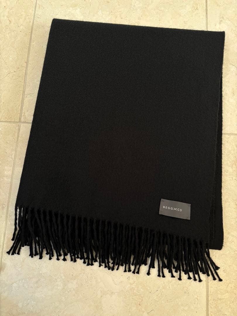 BEGG x CO　ベグアンドコー　大盤マフラー　カシミヤ