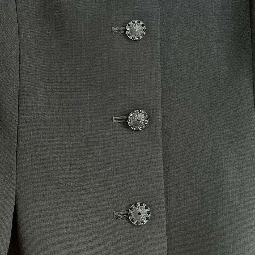 【タグ付き美品】FOXEY 黒ジャケット ウール100% 40サイズ