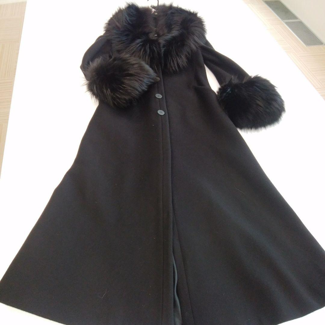 新品　ジョルジオアルマーニ　ファー付カシミアコート