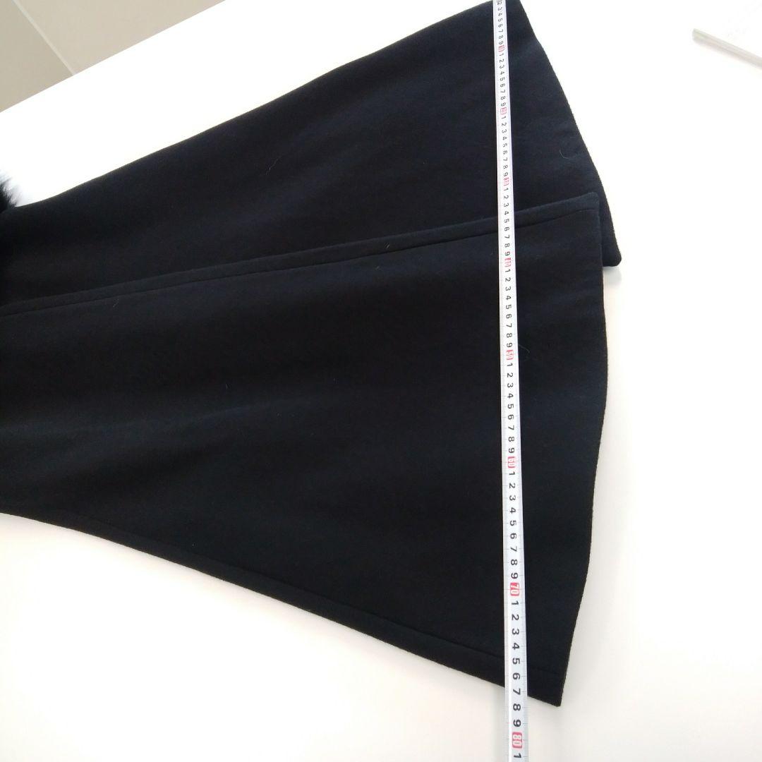 新品　ジョルジオアルマーニ　ファー付カシミアコート