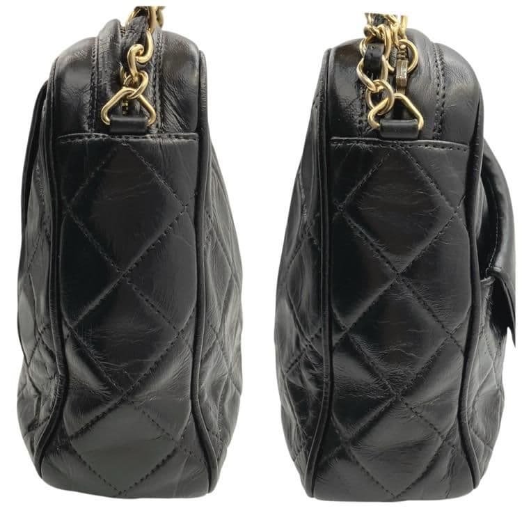 美品 CHANEL マトラッセ チェーン ショルダー フリンジ シール有