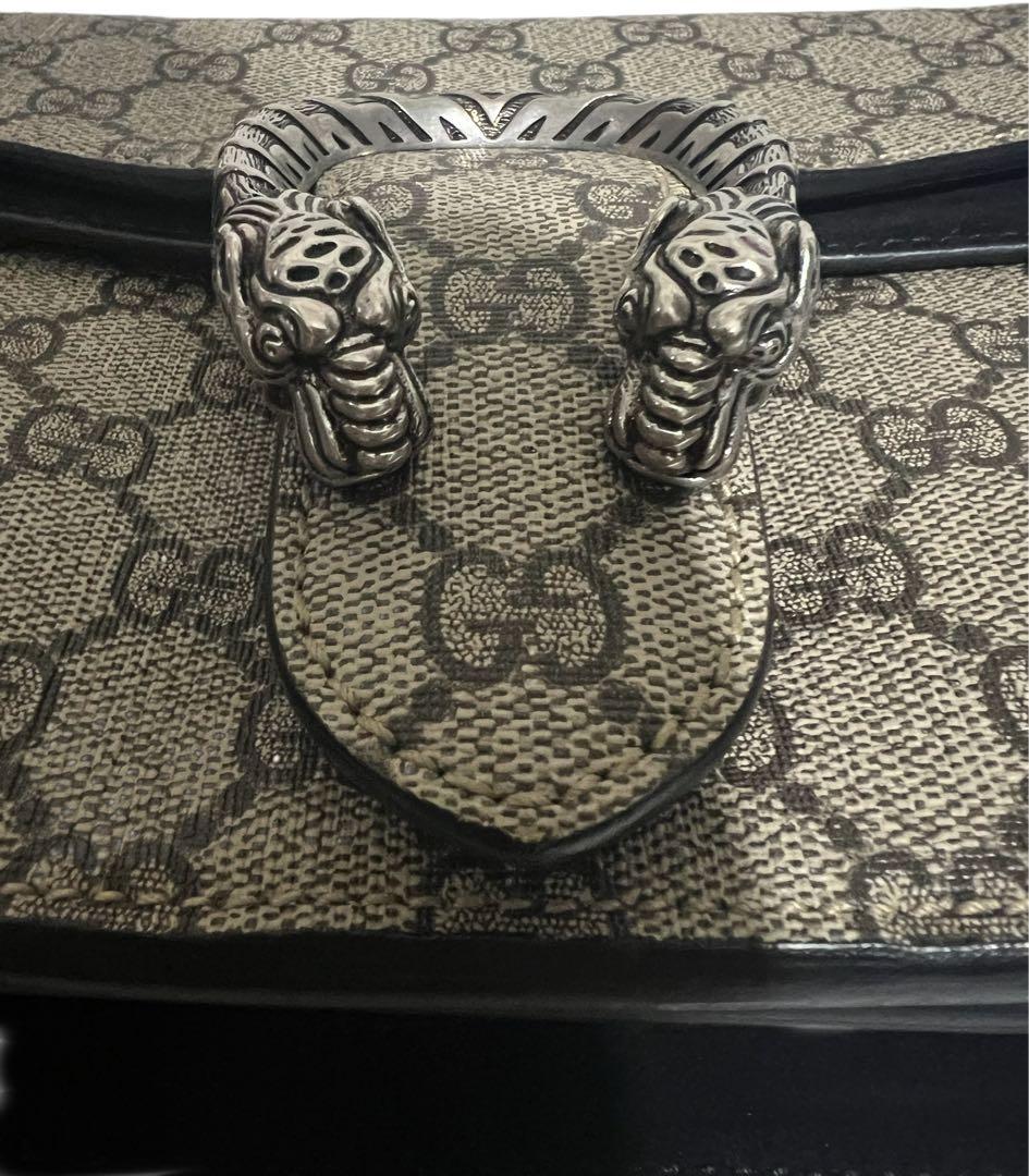 Gucci GGスプリーム ディオニュソス チェーンショルダーバッグ