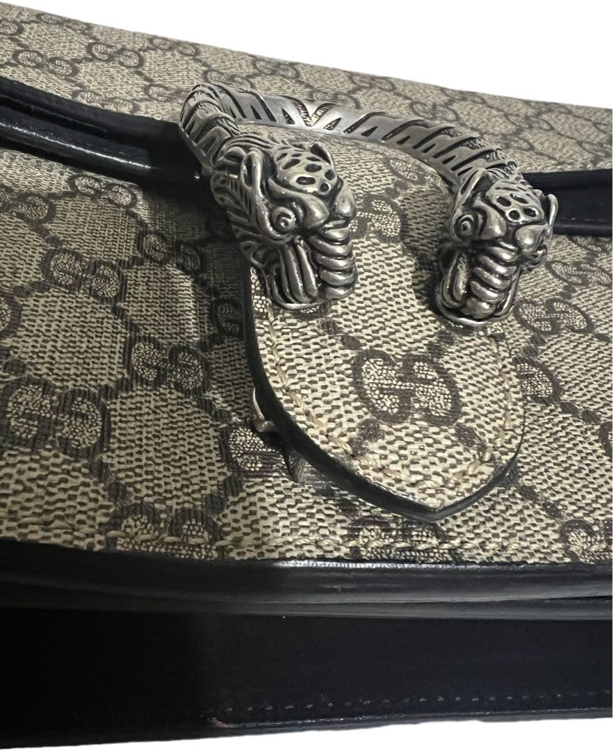 Gucci GGスプリーム ディオニュソス チェーンショルダーバッグ