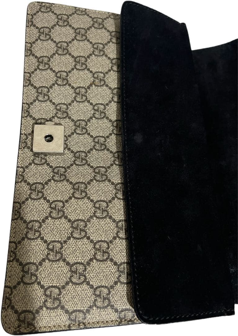 Gucci GGスプリーム ディオニュソス チェーンショルダーバッグ