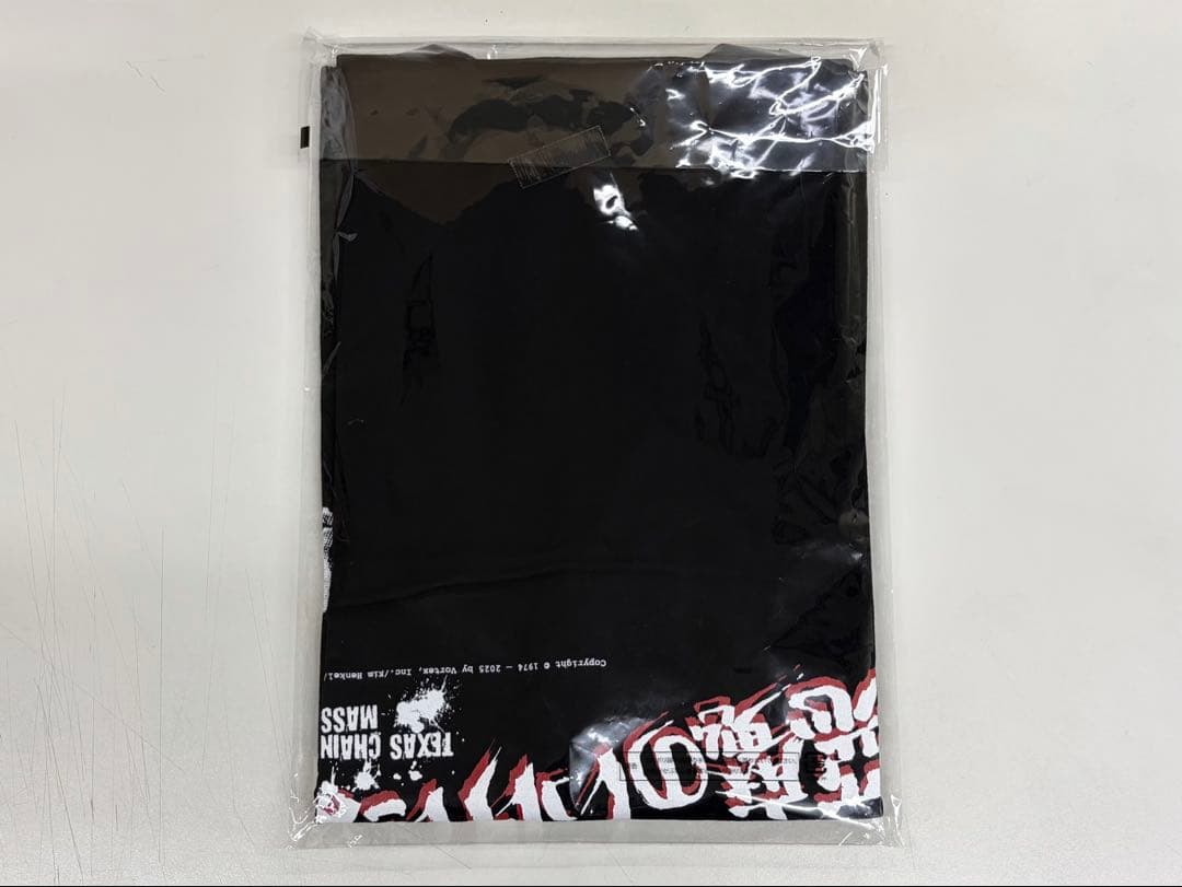『悪魔のいけにえ 4K』公式新品 CHAIN SAW Tシャツ L＋チラシ3枚