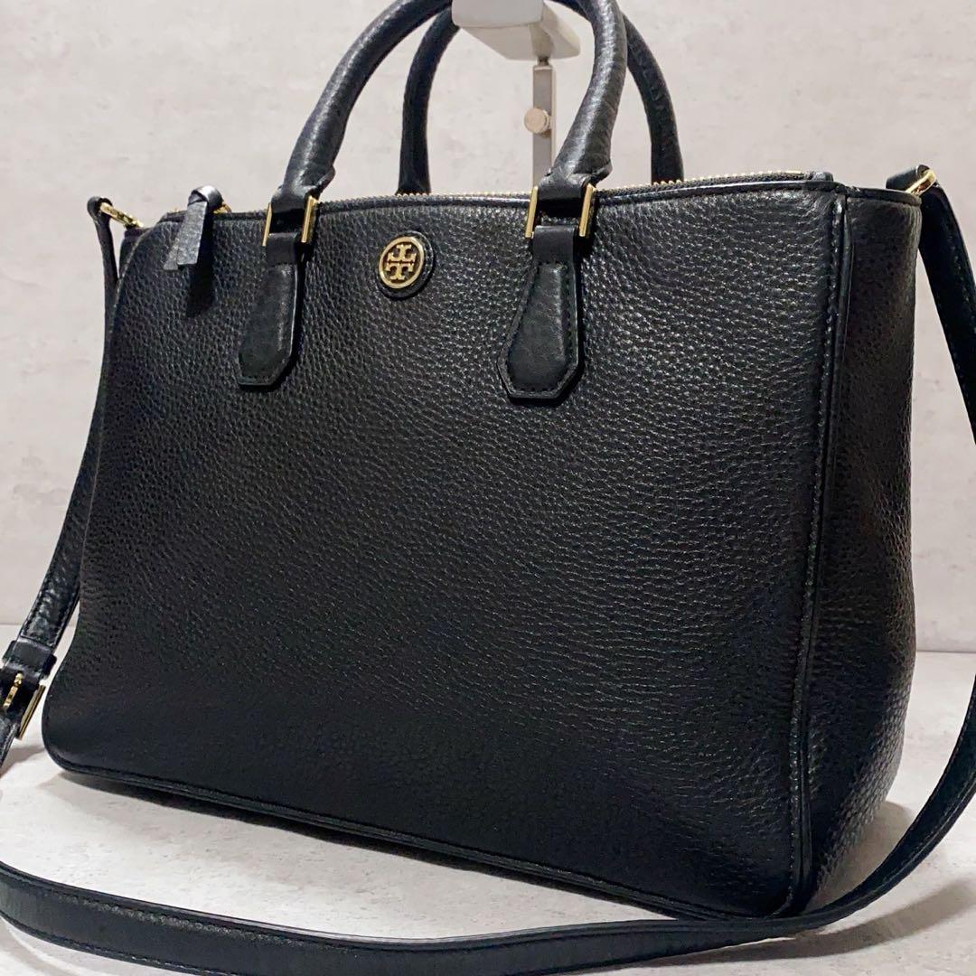極美品✨TORY BURCH トリーバーチ トートバッグ 2way 大容量 黒